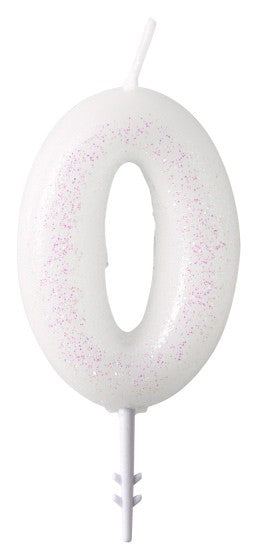 Krāsa Balta, Balta mirdzoša svece 0-s 6,5 cm