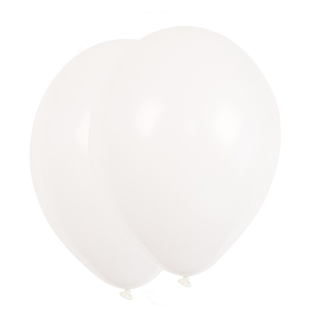 Kristāldzidri balti baloni, 10 gab. 11 collas (27,5 cm)