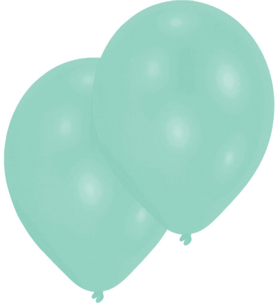 Krāsainie pērļu zilie baloni, 50 gab. 11 collas (27,5 cm)
