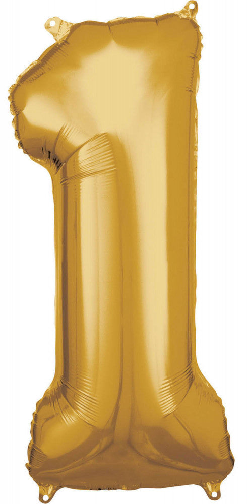 Milzu folijas balons "Cipars 1", 83*38 cm