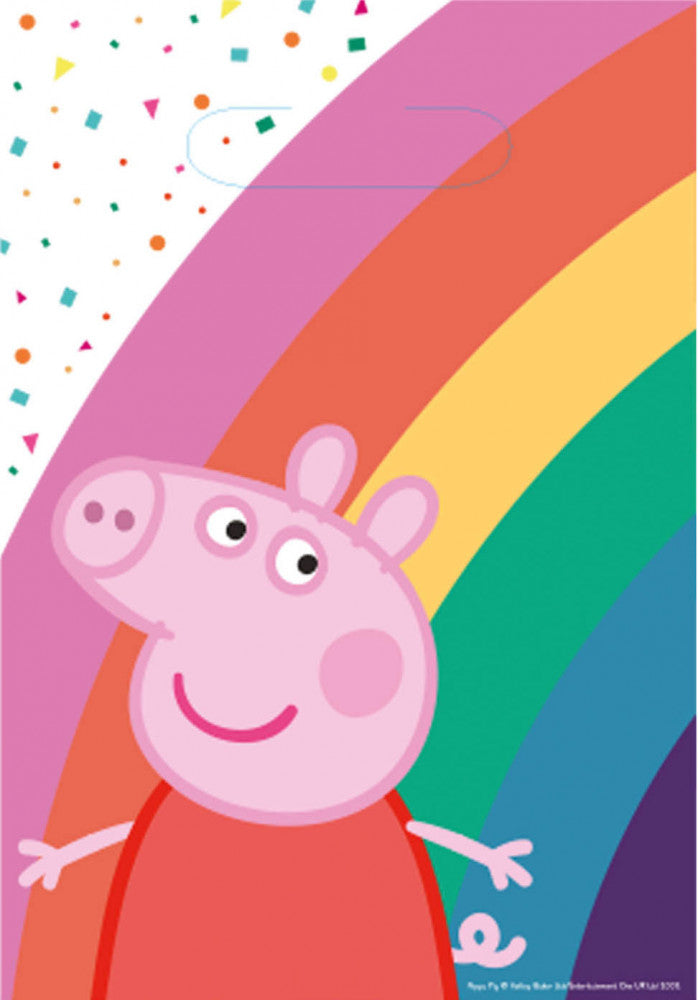 Peppa Pig konfeti dāvanu maisiņu komplekts, 8 gab.