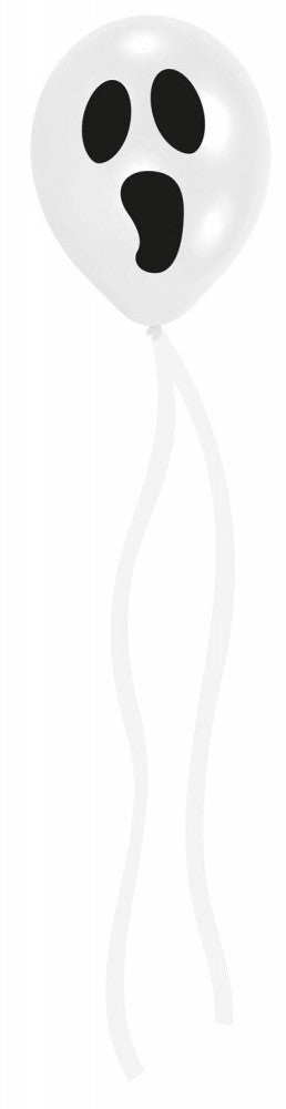Helovīna serpentīna spoku balons, 3 gabali, 11 collas (27,5 cm)