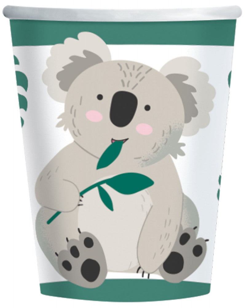 Koala eikalipta papīra krūzītes 8 gab. 250 ml