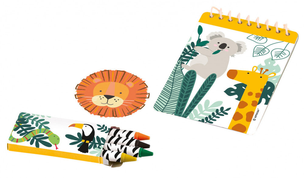 Animals Get Wild Wild kancelejas piederumu komplekts (24 gab.)