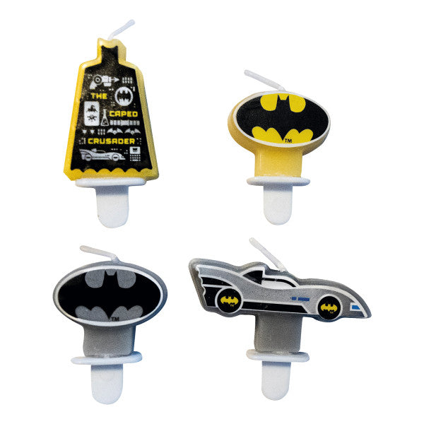 Batman City kūkas sveču komplekts, 4 gab.