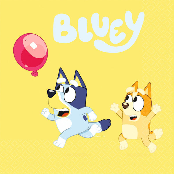 Bluey Joke 16 salvešu komplekts 33x33 cm