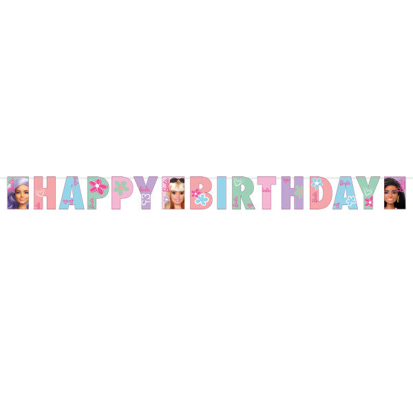 Barbie Sweet Life Happy Birthday uzraksts 180 cm