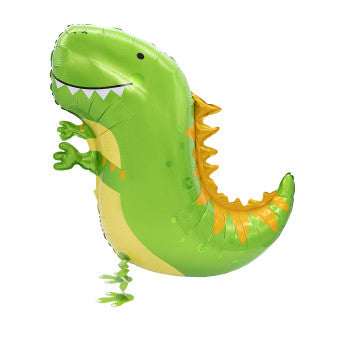 Dinozaura zaļš folijas balons 75 cm
