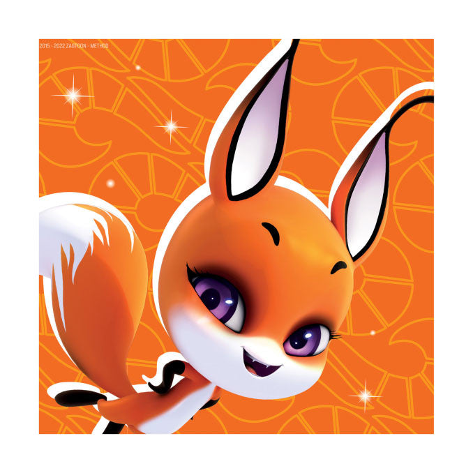 Miraculous Ladybug Kwami salvetes 16 gab. 33x33 cm