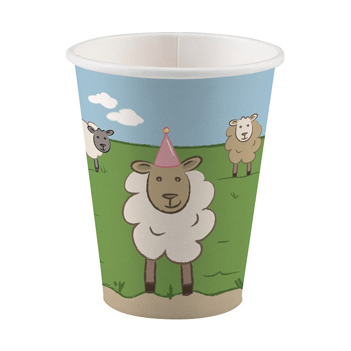 Papīra krūzītes "Farm Party" 8 gab. 250 ml