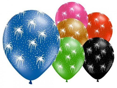 Ballīšu uguņošanas baloni, 6 gab., 11 collas (27,5 cm)