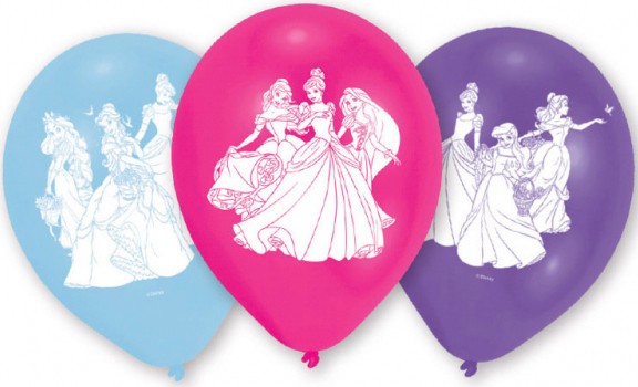Disney Princess deju baloni, 6 gab. 9 collas (22,8 cm)