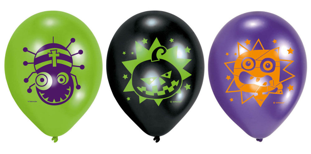 Helovīna bērnu baloni, 6 gab. 9 collas (22,8 cm)