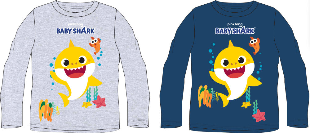 Baby Shark bērnu krekliņš ar garām piedurknēm, 2-6 gadi