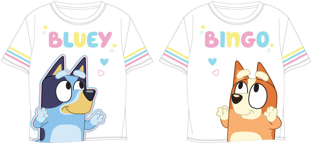 Bluey Bingo bērnu īsais T-krekls, topiņš 92-116 cm