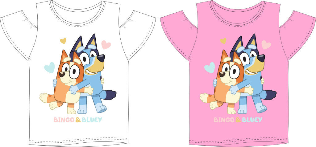 Bluey Hug bērnu īsais T-krekls, topiņš 92-116 cm