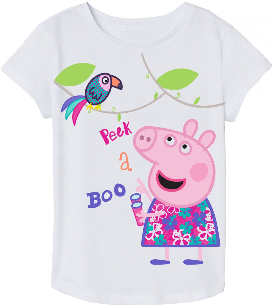 Peppa Pig bērnu īsais krekliņš, topiņš 92-116 cm