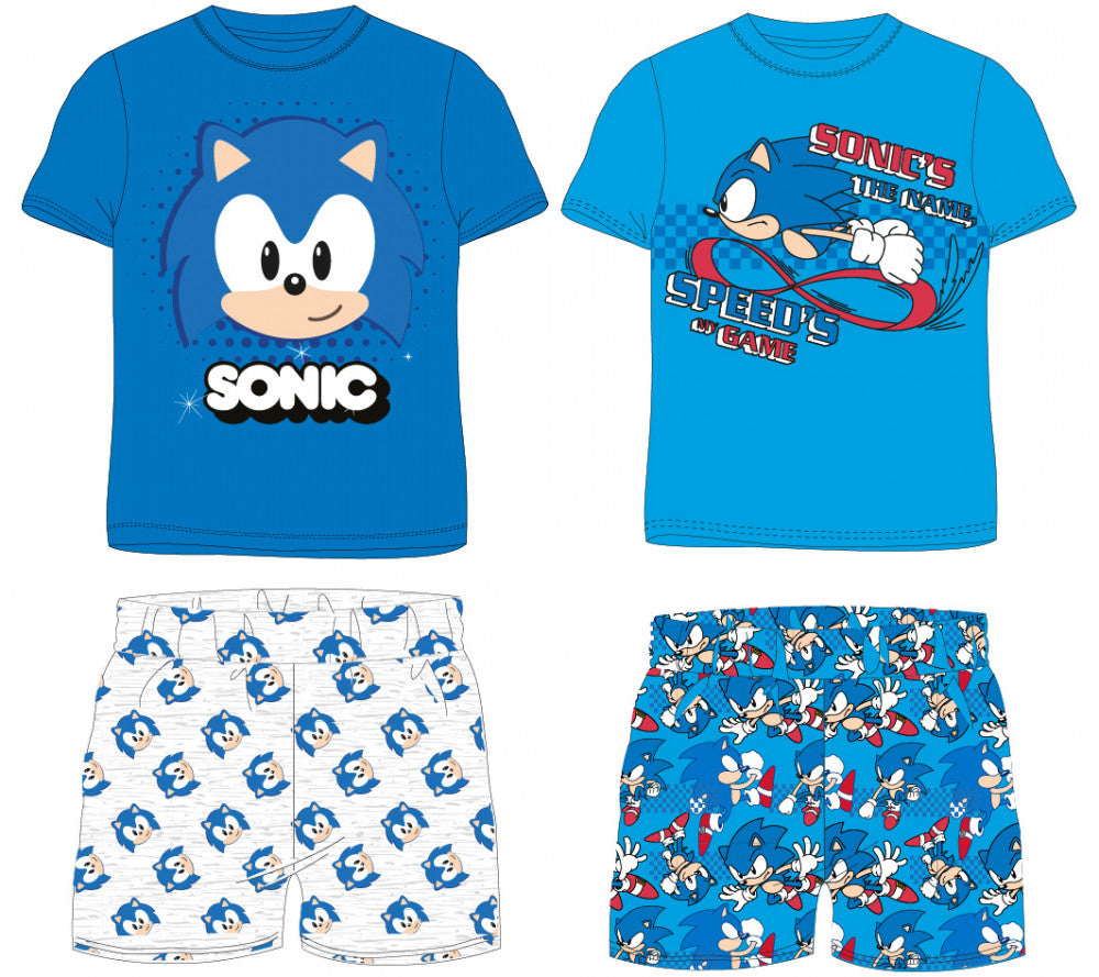 Sonic the Hedgehog Speedster Sleep bērnu īsā pidžama 98-128 cm