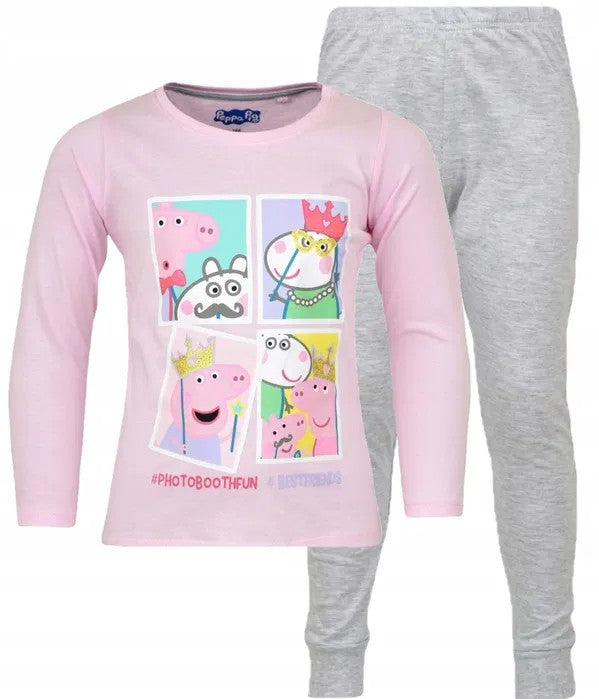 Peppa Pig bērnu garā pidžama 92-116 cm