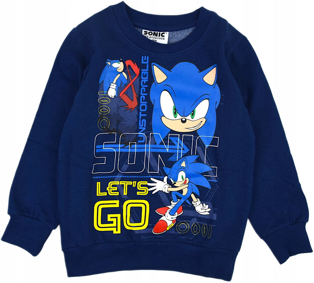 Sonic the Hedgehog Go Sonic the Hedgehog bērnu džemperis 104-152 cm