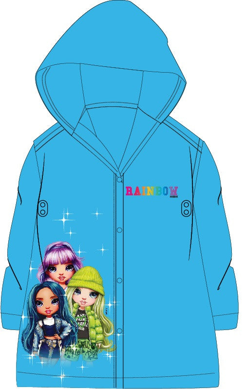 Rainbow High lietusmētelis 98-128 cm