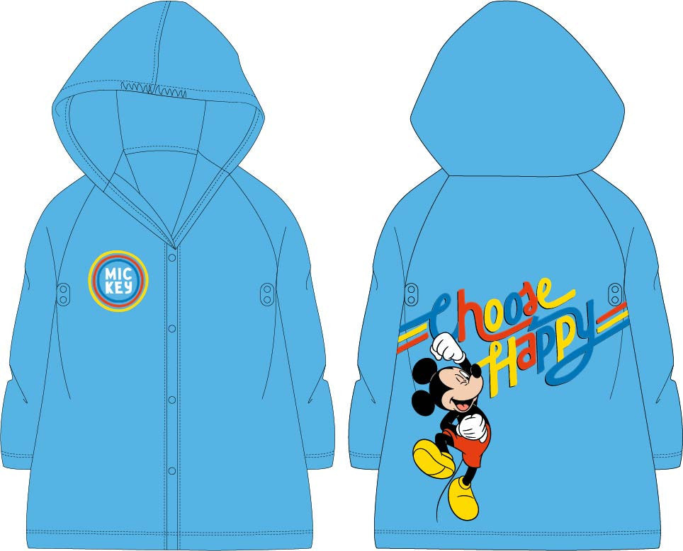 Disney Mikija lietusmētelis 98-128 cm