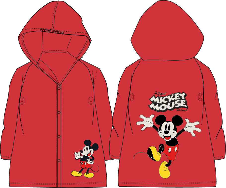 Disney Mikija lietusmētelis 98-128 cm