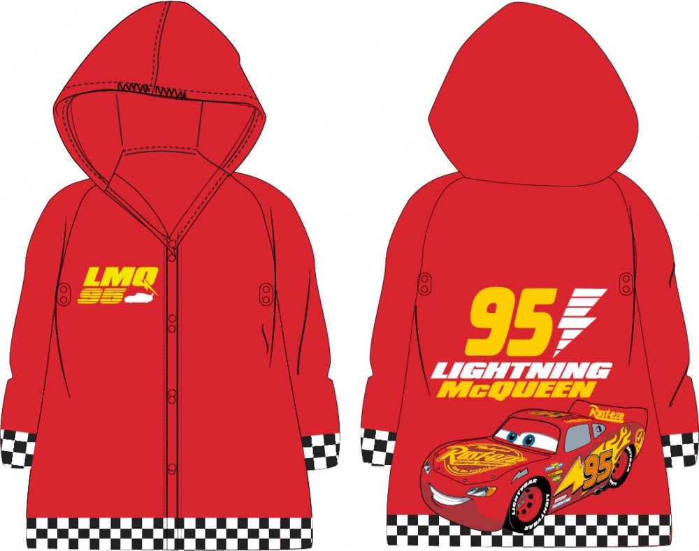 Disney Cars lietusmētelis 98-128 cm