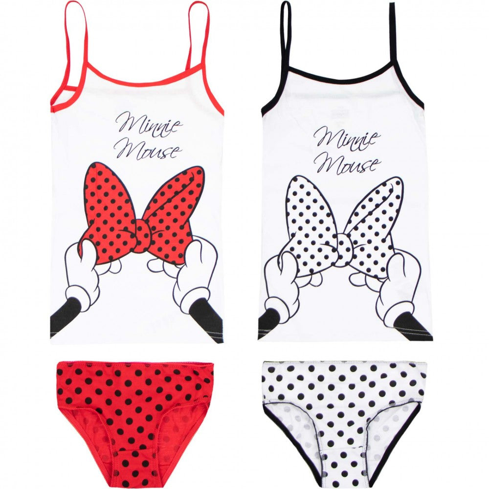 Disney Minnie krekliņš bez piedurknēm + biksīšu komplekts 110-140 cm