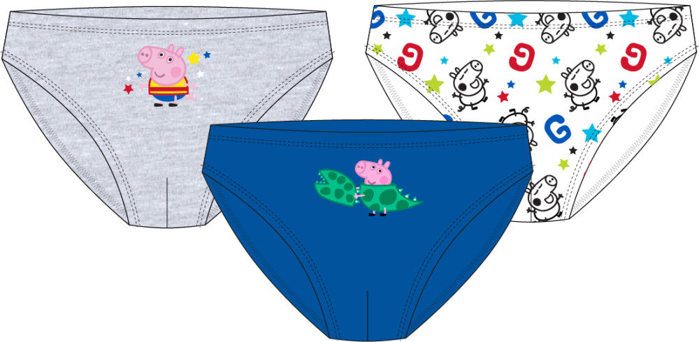 Peppa Pig bērnu apakšbiksītes, apakšdaļa 3 gab./iepakojumā 92-110 cm