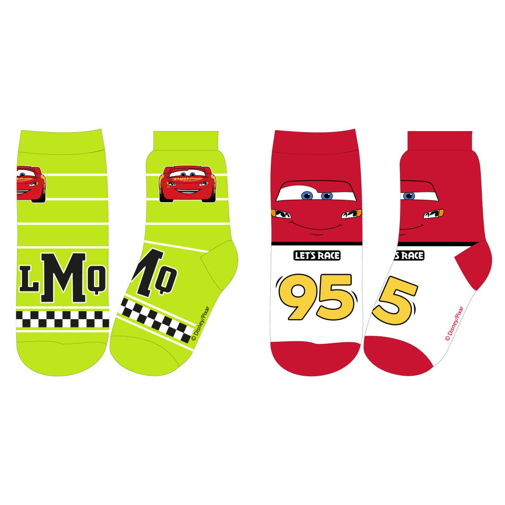 Disney Cars zaļas bērnu zeķes 23-34