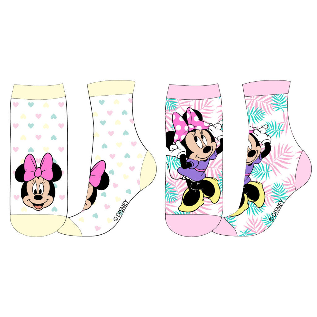 Disney Minnie Heart bērnu zeķes 23-34