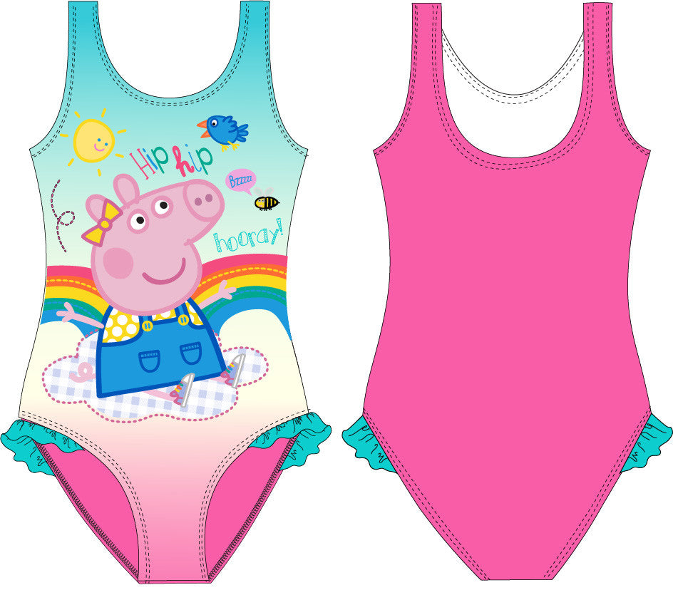 Peppa Pig Hooray bērnu peldkostīms, peldēšanai 92-110 cm