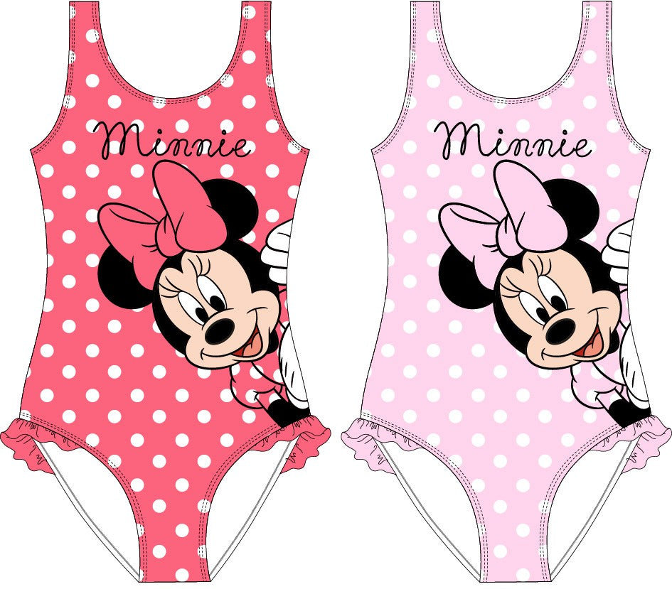 Disney Minnie Dots bērnu peldkostīms, 98-128 cm