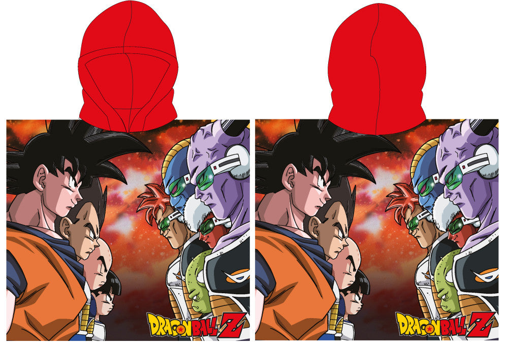 Dragon Ball Combat pludmales dvielis pončo 55x110cm (ātri žūstošs)