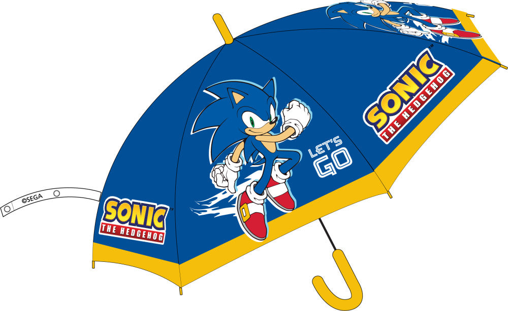 Sonic the Hedgehog Sonic the Hedgehog bērnu pusautomātiskais lietussargs √ò74 cm