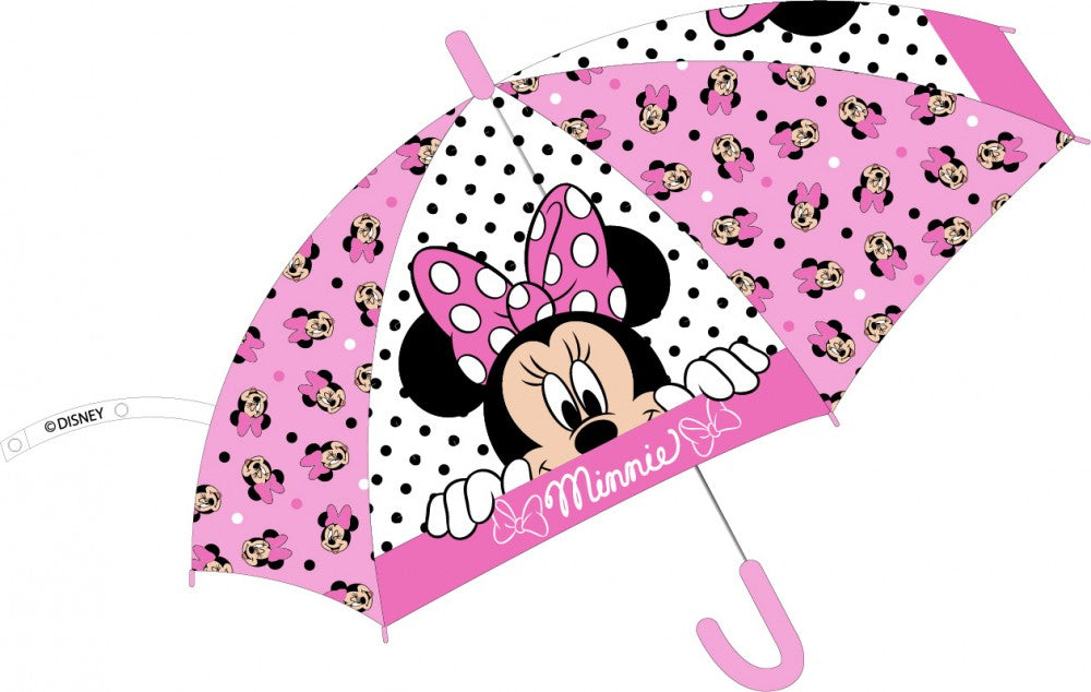 Disney Minnie bērnu pusautomātiskais lietussargs √ò74 cm