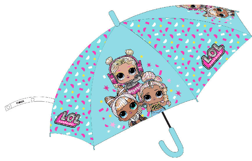LOL Surprise Confetti bērnu pusautomātiskais lietussargs √ò74 cm