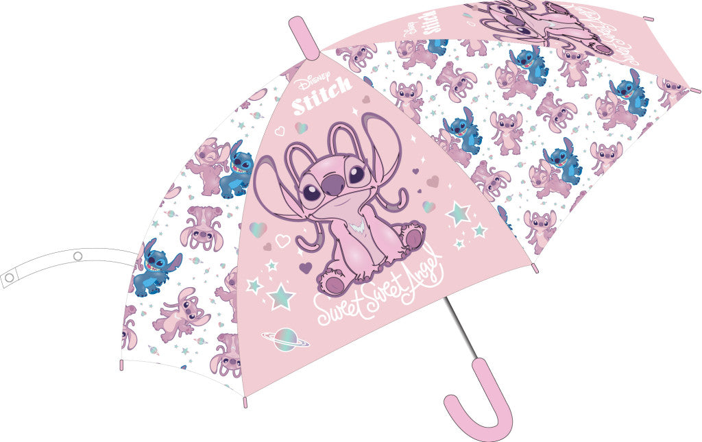 Disney Lilo un Stitch bērnu pusautomātiskais lietussargs √ò74 cm