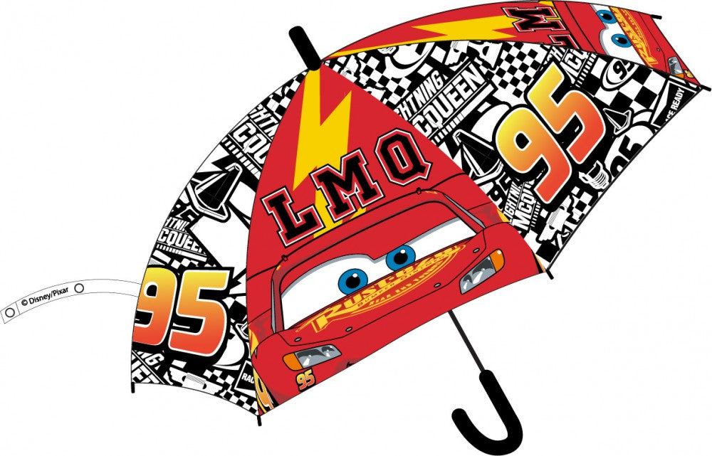 Disney Cars bērnu pusautomātiskais lietussargs √ò68 cm
