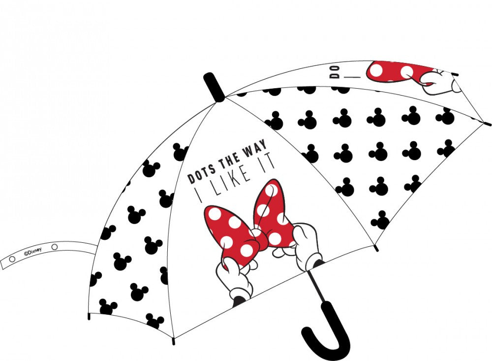 Disney Minnie bērnu pusautomātiskais lietussargs √ò68 cm