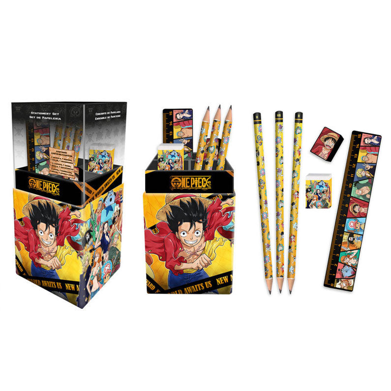 One Piece rakstāmgalda pildspalvu turētāju komplekts