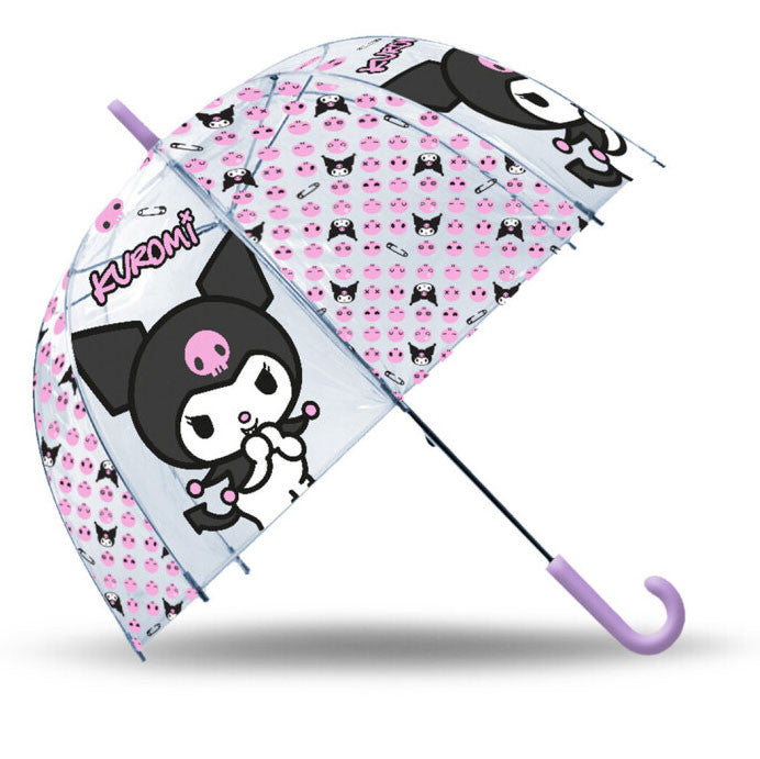 Hello Kitty Kuromi bērnu caurspīdīgais lietussargs √ò70 cm
