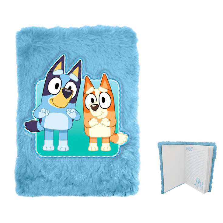 Bluey Life plīša A5 piezīmju grāmatiņa, dienasgrāmata