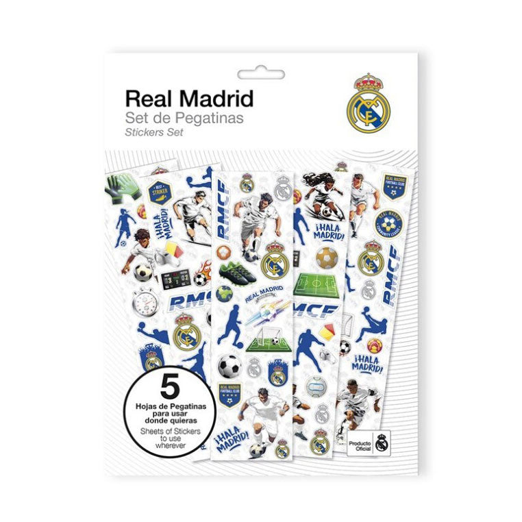 Real Madrid uzlīmju komplekts, 5 lapas