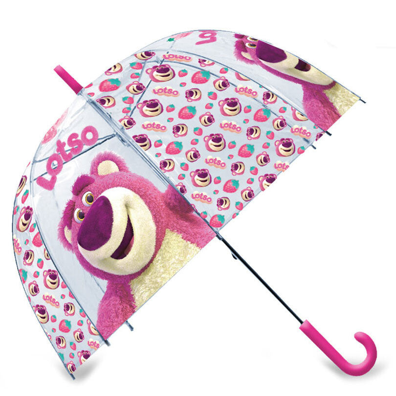 Disney Rotaļlietu stāsts Lotso Strawberry bērnu caurspīdīgais lietussargs √ò70 cm