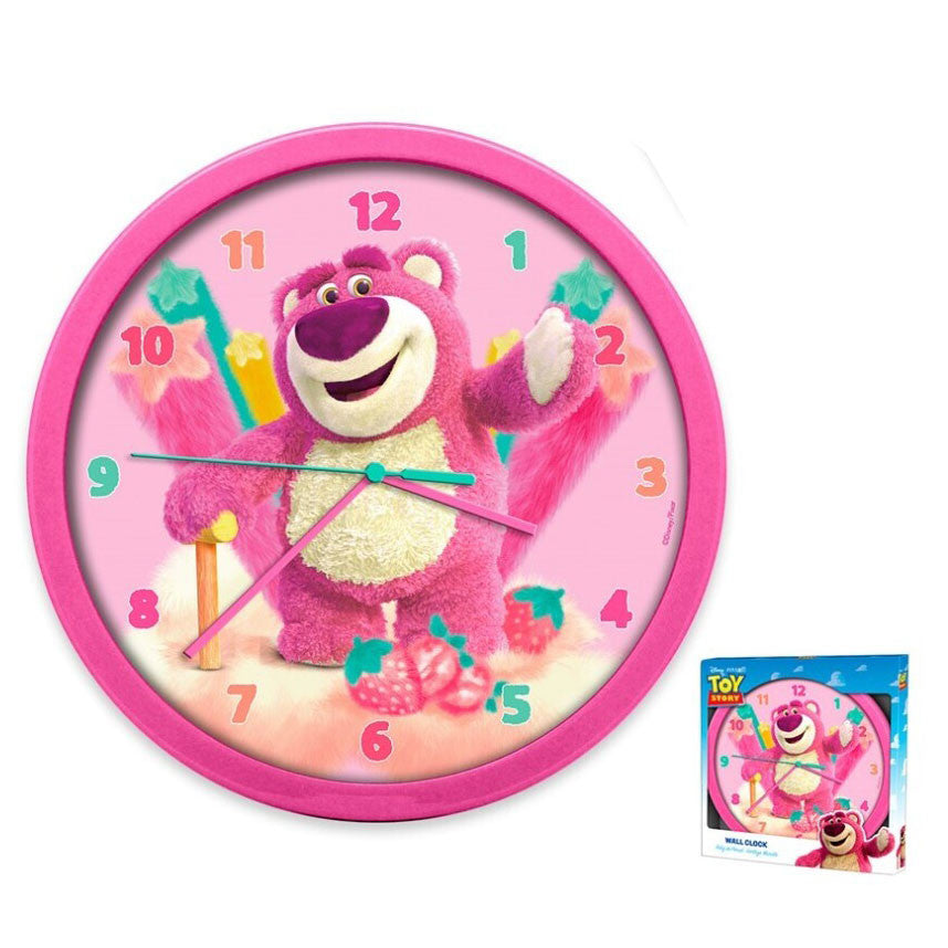 Disney Rotaļlietu stāsts Lotso zemeņu sienas pulkstenis 25 cm