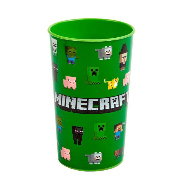 Minecraft zaļa plastmasas krūze 250 ml