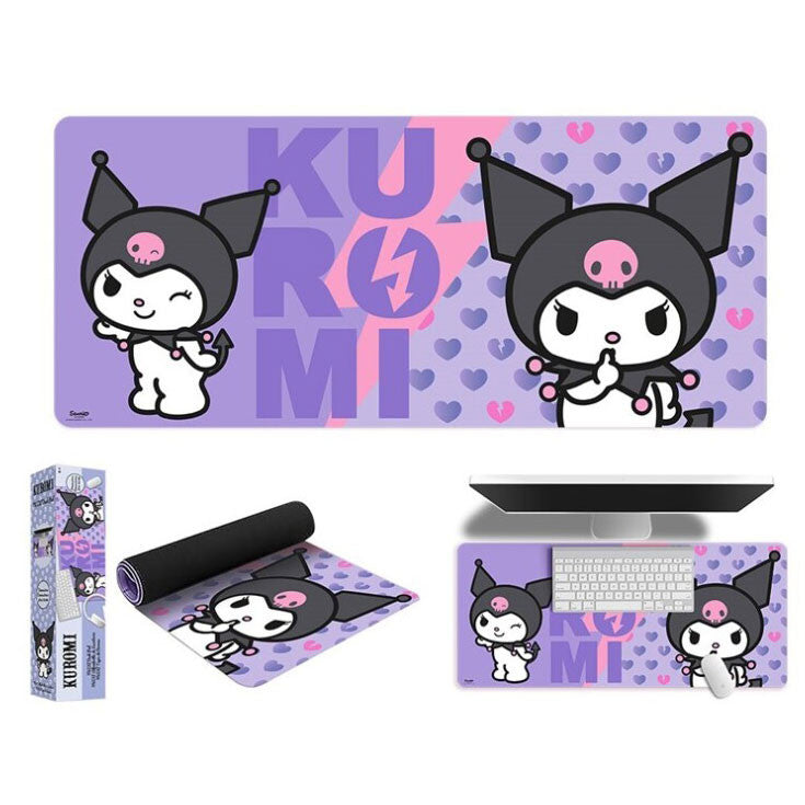 Hello Kitty Kuromi darbvirsmas peles paliktnis 80x35 cm