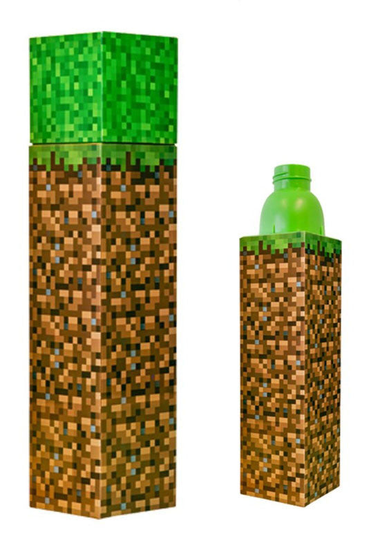 Minecraft plastmasas ūdens pudele, sporta pudele 650 ml